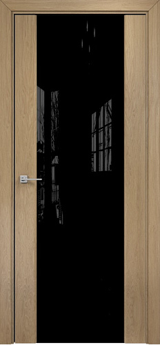 Дверь Оникс Престиж капучино, триплекс черный