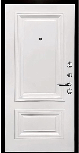 Панель внутренняя 16 мм Престиж 1/2, эмаль белая, Эмаль