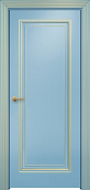 Схожие товары - Дверь Оникс Турин фрезерованная №2 эмаль голубая патина золото по контуру, глухая