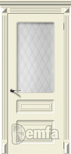 Недавно просмотренные - Дверь Трио эмаль крем, стекло белое матовое кристалл