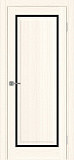 Дверь Эко 601С.21 ОФ4 ясень светлый, lacobel черный