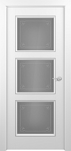 Недавно просмотренные - Дверь Z Grand Т3 decor эмаль White patina Silver, сатинат