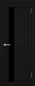 Схожие товары - Дверь ДР экошпон UniLine 30004 шоко велюр, стекло черное