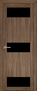 Недавно просмотренные - Дверь ДР экошпон UniLine 30005 серый велюр, стекло черное