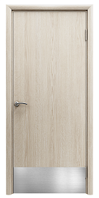 Недавно просмотренные - Дверь гладкая влагостойкая Аква скандинавский дуб с отбойной пластиной h200 мм