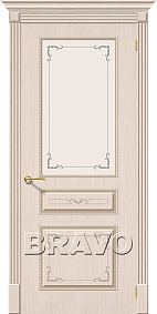 Недавно просмотренные - Дверь Браво Классика беленый дуб Ф-20, сатинато белое художественное