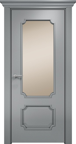 Дверь Оникс Палермо эмаль RAL 7040, сатинат
