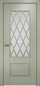 Недавно просмотренные - Дверь Оникс Марсель фрезерованная эмаль RAL 7038, сатинат с внутренней решеткой 4