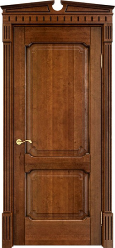 Дверь ПМЦ массив ольхи ОЛ7.2 коньяк с патиной, глухая