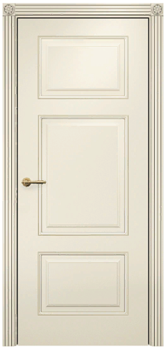 Дверь Оникс Прованс фрезерованная эмаль слоновая кость, глухая