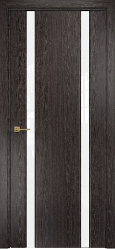 Дверь Оникс Престиж 2 абрикос тангентальный, триплекс белый