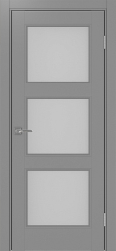 Дверь Эко Neo 530.222 серый, сатинат