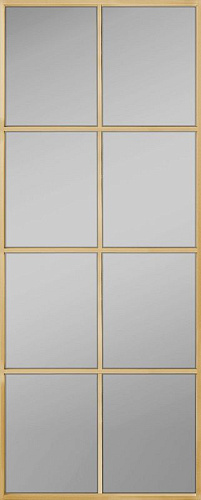 Перегородка Alum №8 золото, сатинат графит