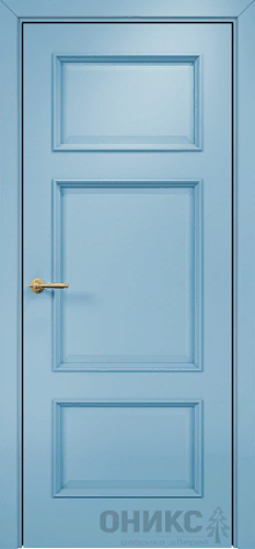 Дверь Оникс Прованс эмаль голубая, глухая