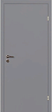 Дверь ламинированная финская с четвертью серая глухая