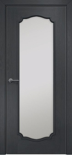 Дверь Оникс Венеция 2 дуб графит, сатинат