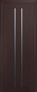 Недавно просмотренные - Дверь ProfilDoors 49U темно-коричневый матовый, стекло графит