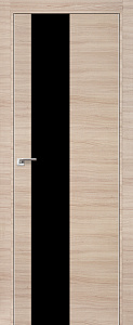 Недавно просмотренные - Дверь ProfilDoors 5Z капучино кроскут, стекло черный лак, алюминиевая кромка хром с 2-х сторон