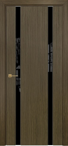 Дверь Оникс Престиж 2 олива, триплекс черный