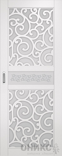 Перегородка Оникс №1 эмаль белая, Р-№1, сатинат белый