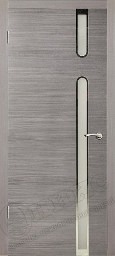 Дверь Оникс Рондо дуб серый, сатинат