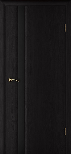 Дверь Текона шпон Страто 01 черный тонированный дуб, триплекс черный
