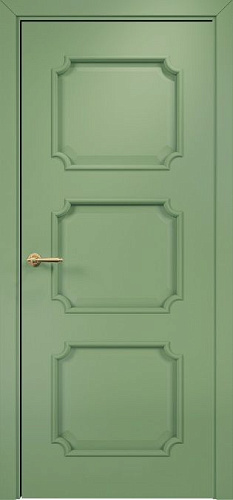 Дверь Оникс Валенсия эмаль RAL 6021, глухая