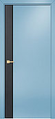 Схожие товары - Дверь Оникс Дуо дуб графит/эмаль голубая, триплекс черный