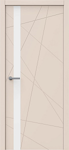 Недавно просмотренные - Дверь Вектор-Лайн эмаль латте, глухая, лакобель белый