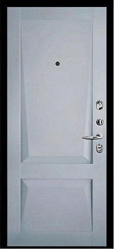 Панель внутренняя 16 мм Перфекто ДГ101, светло-серый бархат, Экошпон