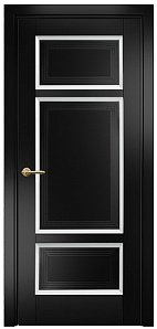 Недавно просмотренные - Дверь Оникс Тоскана 4 эмаль черная/белая, глухая