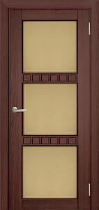 Недавно просмотренные - Дверь Берест массив сосны Браво вишня, фреза кубик, стекло бронза