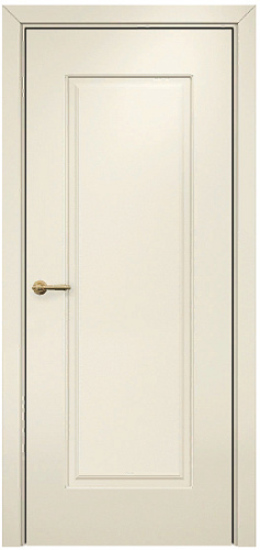 Дверь Оникс Турин фрезерованная эмаль слоновая кость, глухая