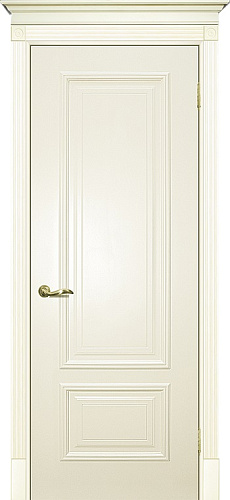 Дверь Текона эмаль Smalta 08 слоновая кость RAL 1013, глухая