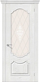 Схожие товары - Дверь Браво Париж жемчуг Т-23, сатинато белое художественное, технология "алмазная грань"