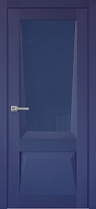 Недавно просмотренные - Дверь ДР Perfecto экошпон 106 Barhat Blue, стекло Blue