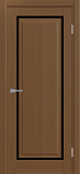 Дверь Эко 601С.21 ОФ4 орех, lacobel черный
