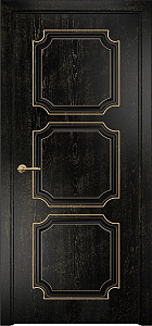 Недавно просмотренные - Дверь Оникс Валенсия фрезерованная эмаль черная патина золото, глухая