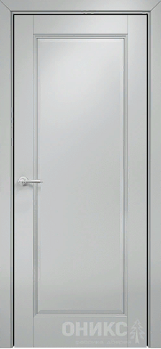 Дверь Оникс Италия 1 эмаль RAL 7038, глухая