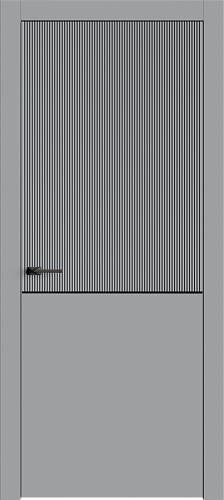 Дверь Лайн7М серая, глухая