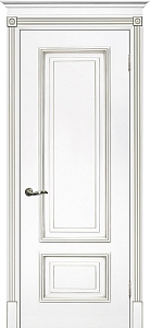 Недавно просмотренные - Дверь Текона эмаль Smalta 08 белый RAL 9003 патина серебро, глухая