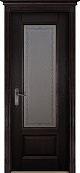 Схожие товары - Дверь Ока массив дуба цельные ламели Аристократ №4 венге, стекло графит с наплавом