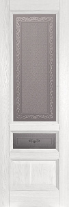 Недавно просмотренные - Дверь Ока массив дуба цельные ламели Аристократ №3 эмаль белая, стекло графит с наплавом