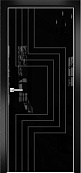 Схожие товары - Дверь Оникс Арт, лакобель черный RAL 9005, пескоструй №2