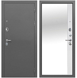 Входная дверь Матадор Союз серебро антик 90мм/зеркало