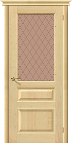 Недавно просмотренные - Дверь Белорусские Двери М5 без отделки, сатинато бронзовое художественное "Кристалл"