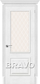Схожие товары - Дверь Браво Классико-13 экошпон королевский дуб, сатинато белое художественное "White Сrystal"