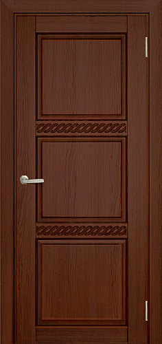 Дверь Берест массив сосны Браво груша, фреза коса, глухая