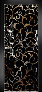 Недавно просмотренные - Дверь Оникс Арт, лакобель черный RAL 9005, зеркало №7