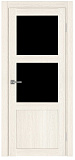 Дверь Эко 530.221 ясень светлый, lacobel черный